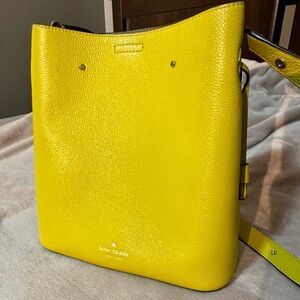 Kate Spade Yellow Bucket bag